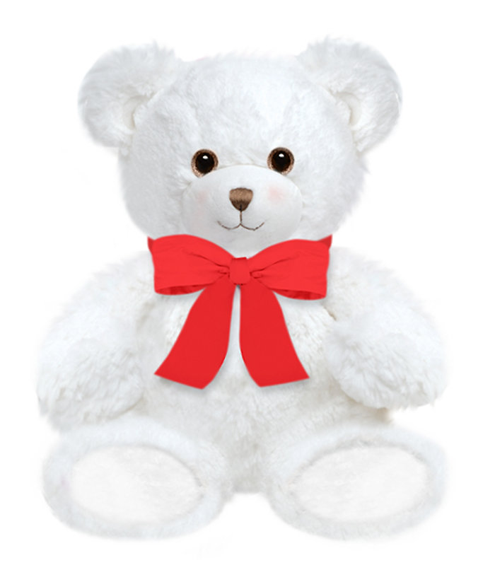 10\" DENA Teddy Bear - White