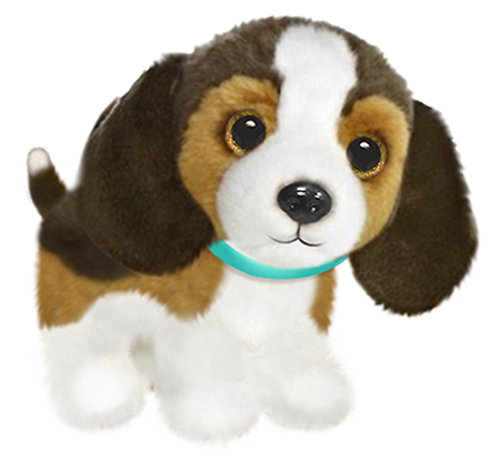 7\" Wuffles Beagle pup 7\" sitting